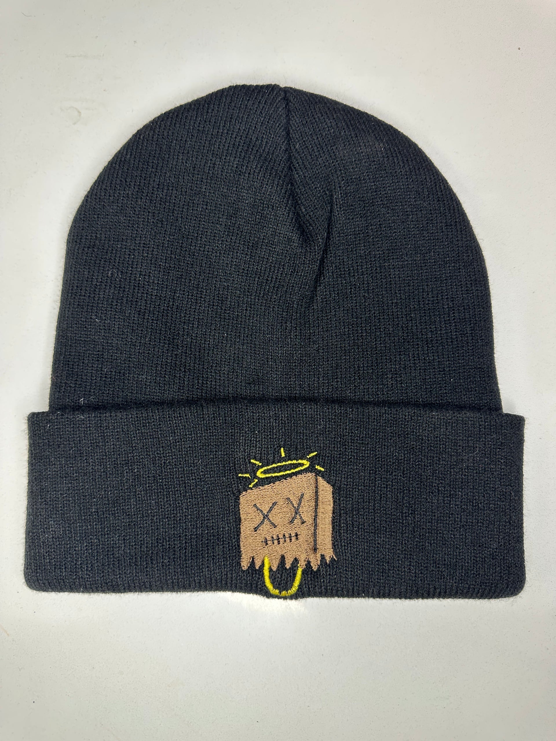 【Rest&Recreation】韓国人気★ STITCH LOGO BEANIE Rest & Recreation] LOGO FOLDING BEANIE - BEIGE 正規韓国
