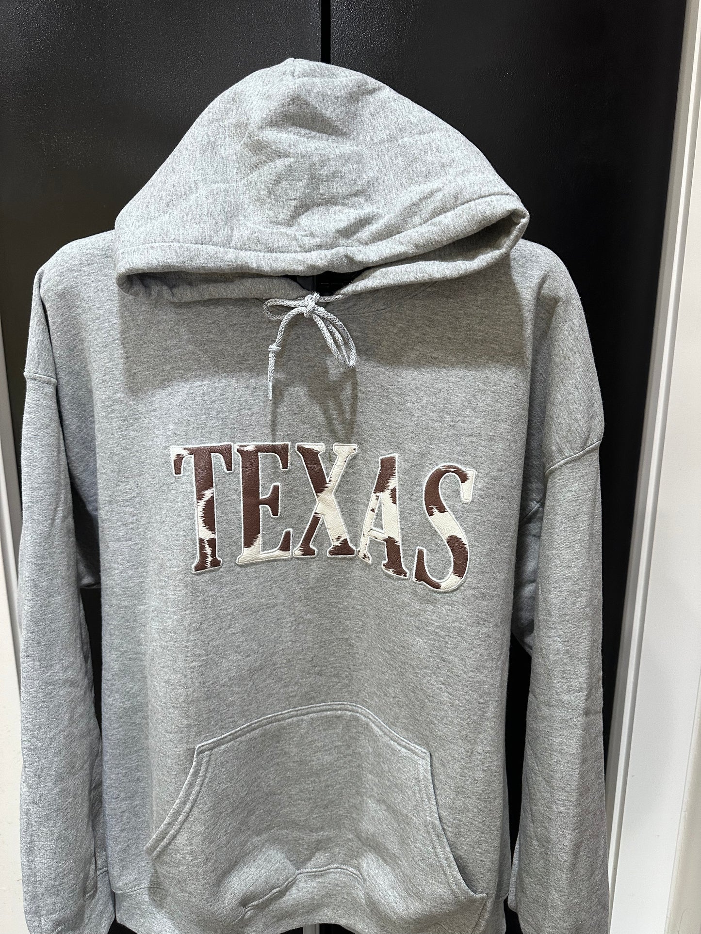 Texas Cow Print Hoodie