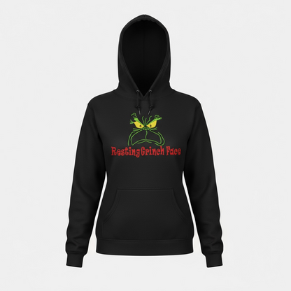 Resting Grinch Face Hoodie